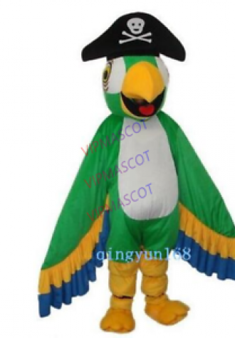 Professional Parrot Mascot Costume Bird Animal Fancy Dress Halloween Adults Suit