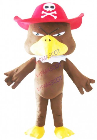 Pirate Eagle Mascot Costume Outfit Thanksgiving Bird Chicken Cosplay Turkey Suit