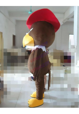 Pirate Eagle Mascot Costume Outfit Thanksgiving Bird Chicken Cosplay Turkey Suit