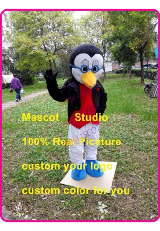 Penguin Mascot Costume Suit Cosplay Party Game Dress Outfit Halloween Adult 2019