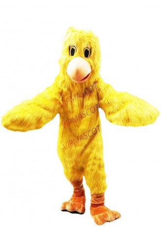 Yellow Chick Mascot Costume Suit Cosplay Party Game Dress Outfit Halloween Adult