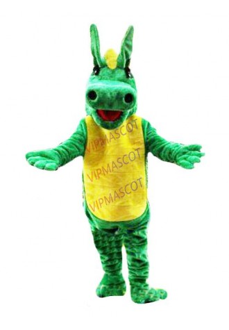 Green Dragon Mascot Costume Suit Cosplay Party Game Dress Outfit Halloween Adult