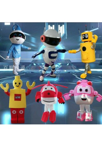 Robot Mascot Halloween Adult Costume Suit Cosplay Party Fancy Dress Outfit Parad