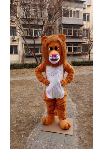 Lion Mascot Costume Cosplay Party Game Dress Outfit Advertising Halloween Adult