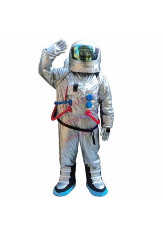 Cool Spaceman Mascot Costume Astronaut Halloween Party Fancy Dress Adult Size  