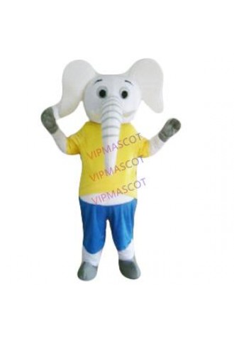 Halloween Outfit Elephant Mascot Costume Dress Suit Adults Cosplay Animal Unisex