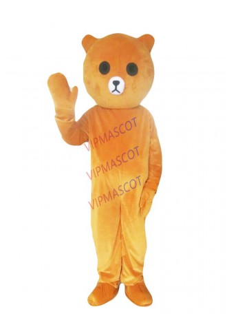Light Brown Sad Bear Mascot Costume Cosplay Party Game Fancy Dress Adults Outfit