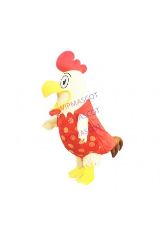 Rooster Mascot Costume Suit Cosplay Party Game Dress Outfit Halloween Adult 2019