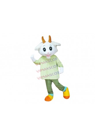 Halloween White Goat Farm Animal Mascot Costume Cosplay Party Clothing Carnival