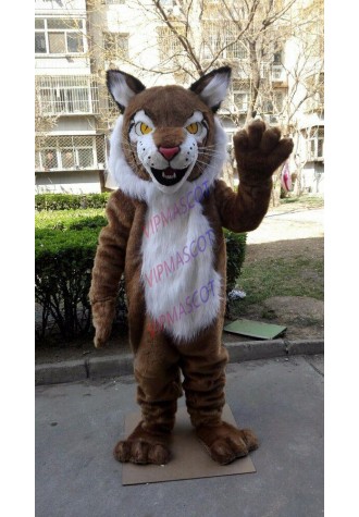 Wildcat Mascot Costume Suit Cosplay Party Game Dress Outfit Halloween Adult 2019