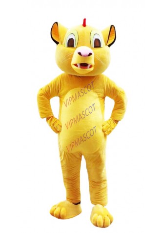 Lion Mascot Costume Cosplay Party Game Dress Outfit Advertising Halloween Adult