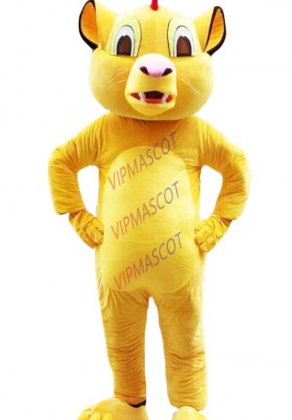 Lion Mascot Costume Cosplay Party Game Dress Outfit Advertising Halloween Adult