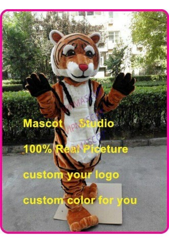 Tiger Cup Mascot Costume Suit Cosplay Party Game Dress Outfit Halloween Adult