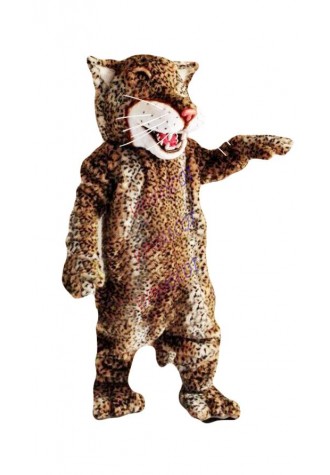 Cheetah Mascot Costume Suit Cosplay Party Game Dress Outfit Halloween Adult 2019