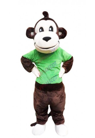 Monkey Mascot Costume Suit Cosplay Party Game Fancy Dress Outfit Advertising
