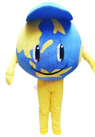 The Earth Mascot Costume Suits Adults Size Fancy Party Dress Protect Environment