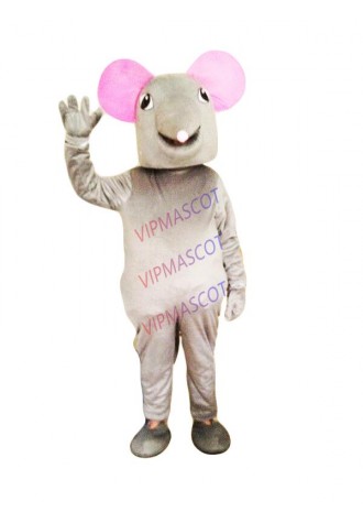 Grey Mouse Mascot Costume Cartoon Dress Character Suit Cosplay Animal Party 2019
