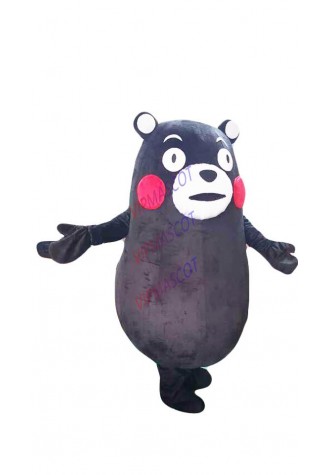 Kumamon Mascot Costumes Halloween Party Japanese Bear Cartoon Dress Cosplay Suit