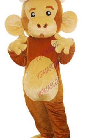 SALE STRAW HAT MONKEY MASCOT COSTUME FANCY DRESS OUTFIT ADULT SIZE GIFT A++