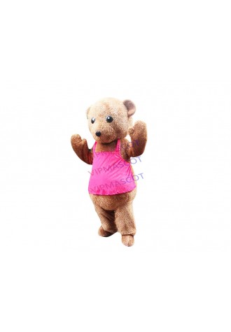 Teddy Bear Mascot Costume Suit Adult Parade Halloween Outfit Cartoon Fancy Dress
