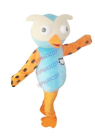 Blue Owl Mascot Costume Suit Cosplay Party Game Dress Outfit Halloween Adult