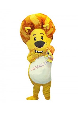 mascot Christmas Mascot Costume Lion Adult Mascot Costume Cartoon Character Outfit