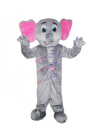 mascot Big Elephant Zoo Animal Mascot Costume Grey Elephant Mascotte Outfit Suit Fancy Dress