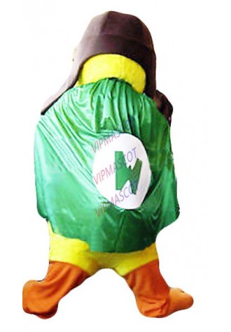 mascot DUCK PILOT Mascot Costume Adult Size Cartoon Character Outfit Suit EMS Free shipping