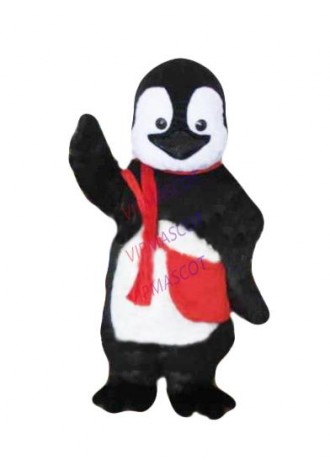 mascot Penguin Pupil Penguin Schoolchild Plush Mascot Costume Adult Size Penguin Pupil Cartoon Character Fancy Dress