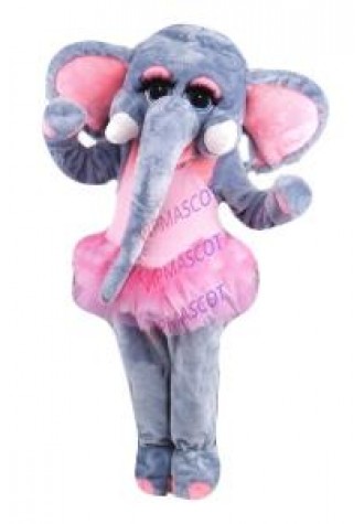 mascot Pink Ballerina Elephant mascot costume custom costume cosplay Cartoon Character carnival costume fancy Costume party