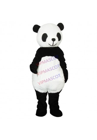 Cheap New wedding Panda Bear Mascot Costume Fancy Dress Adult Size  for Halloween party event