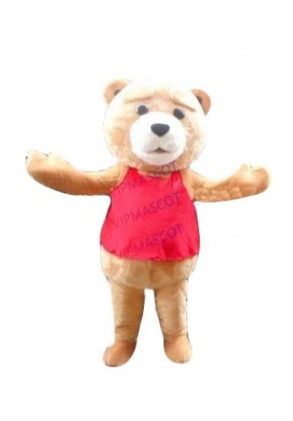 Teddy Bear of TED Adult Size Halloween Cartoon Mascot Costume Fancy Dress EVA