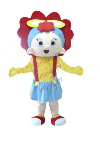 Hot sale Cartoon Character Adult cute flower girl Mascot Fancy Dress party Costume adult size