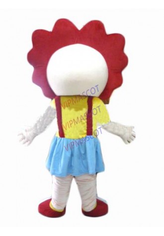 Hot sale Cartoon Character Adult cute flower girl Mascot Fancy Dress party Costume adult size