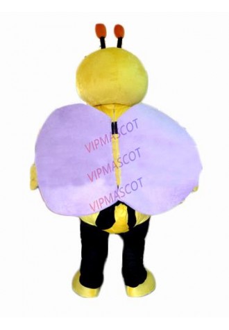 New arrival Cute Cartoon Character Adult lovely happy bee Mascot Fancy Dress party Costume adult size