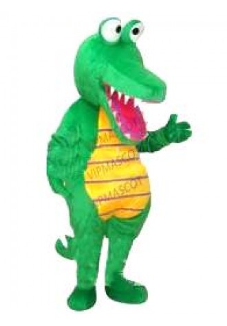 Hot sale Cute Character Adult lovely crocodile Mascot Costume fancy dress Halloween party costume