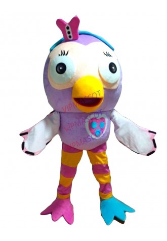 Hot sale Cute Cartoon Character Adult Cartoon Pink Hootabelle Mascot Costume Adult Size Brand New costumes