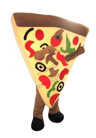 New arrival Cute Cartoon Character Adult cute pizza Mascot Costume Fancy Dress Halloween party costume