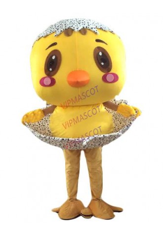 New arrival Cute Adult cartoon character lovely cute yellow chicken Mascot Costume fancy dress party costumes