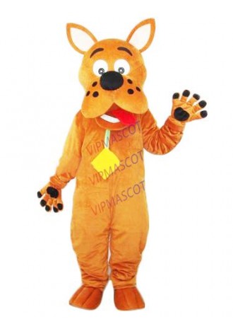 New arrival Cute Adult cute gold dog mascot fancy dress costumes Halloween party costumes