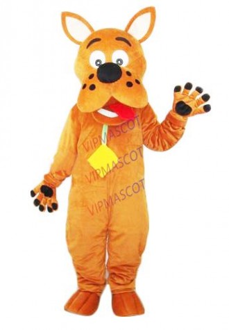 New arrival Cute Adult cute gold dog mascot fancy dress costumes Halloween party costumes