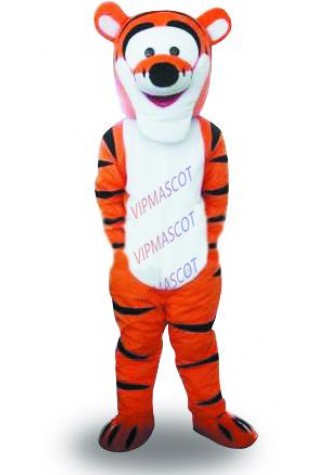 New arrival Adult cute happy tiger mascot fancy dress costumes Halloween party costumes
