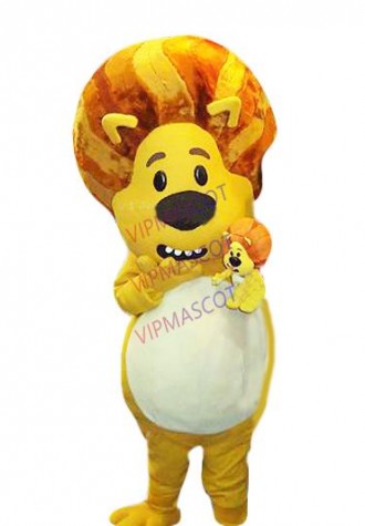 New Foam Cartoon Character Adult Raa Raa Dress cosplay Halloween  Party Costume