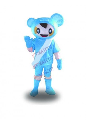 Hot selling Cute Cartoon Adult cute blue monkey Mascot Fancy Dress Halloween party Costume adult size
