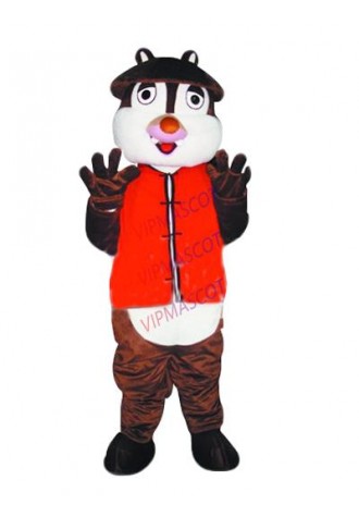 New arrival Cute Adult cute red squirrel mascot fancy dress costumes Halloween party costumes
