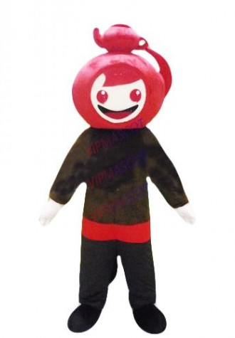 Hot selling Foam Adult lovely cartoon smile girl mascot costume fancy dress party costumes adult size