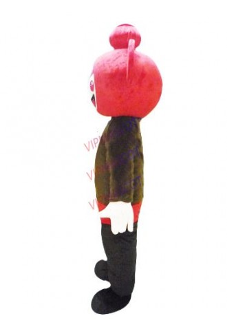 Hot selling Foam Adult lovely cartoon smile girl mascot costume fancy dress party costumes adult size