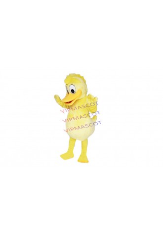 Foam Cartoon Character Adult Yellow duck Dress cosplay Halloween  Party Costume