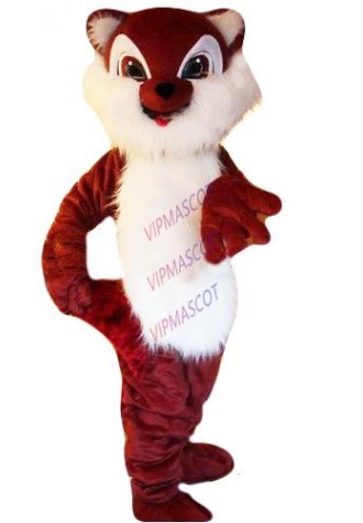 New arrival Foam Cartoon Character lovely Squirrel Chipmunk Mascot Costume party costume Adult Size