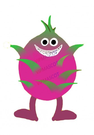 Hot sale Adult cute Pitaya mascot costume fancy dress Halloween party costumes adult size